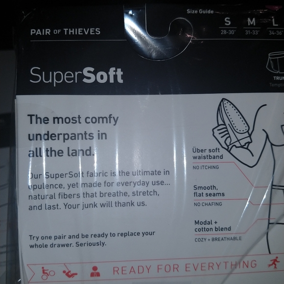 Pair of Thieves Men’s Striped SS Along Lines Trunk - Picture 6 of 8